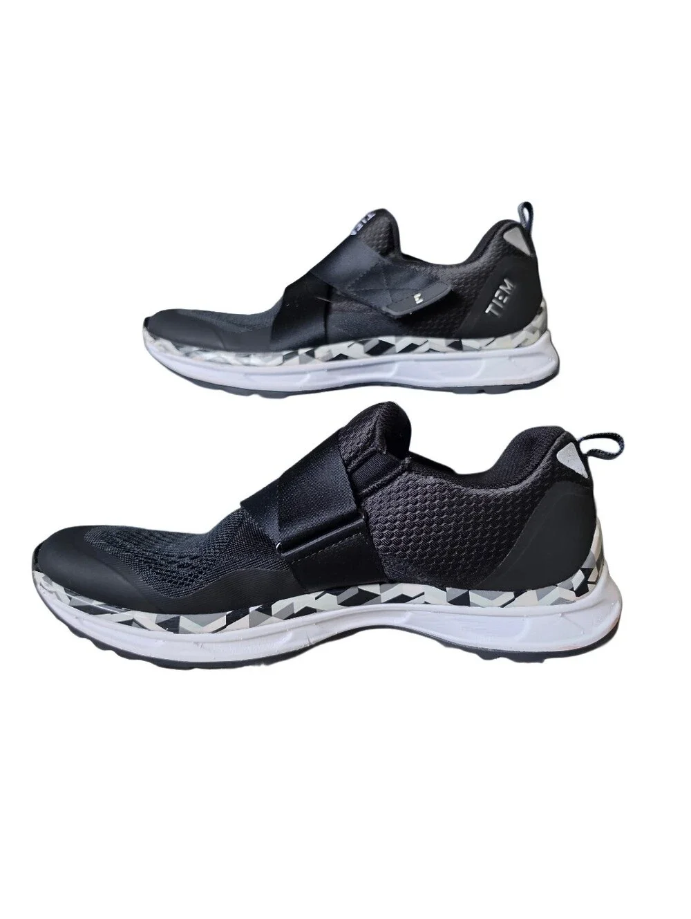 TIEM Black Slip-On Athletic Shoes for Women
